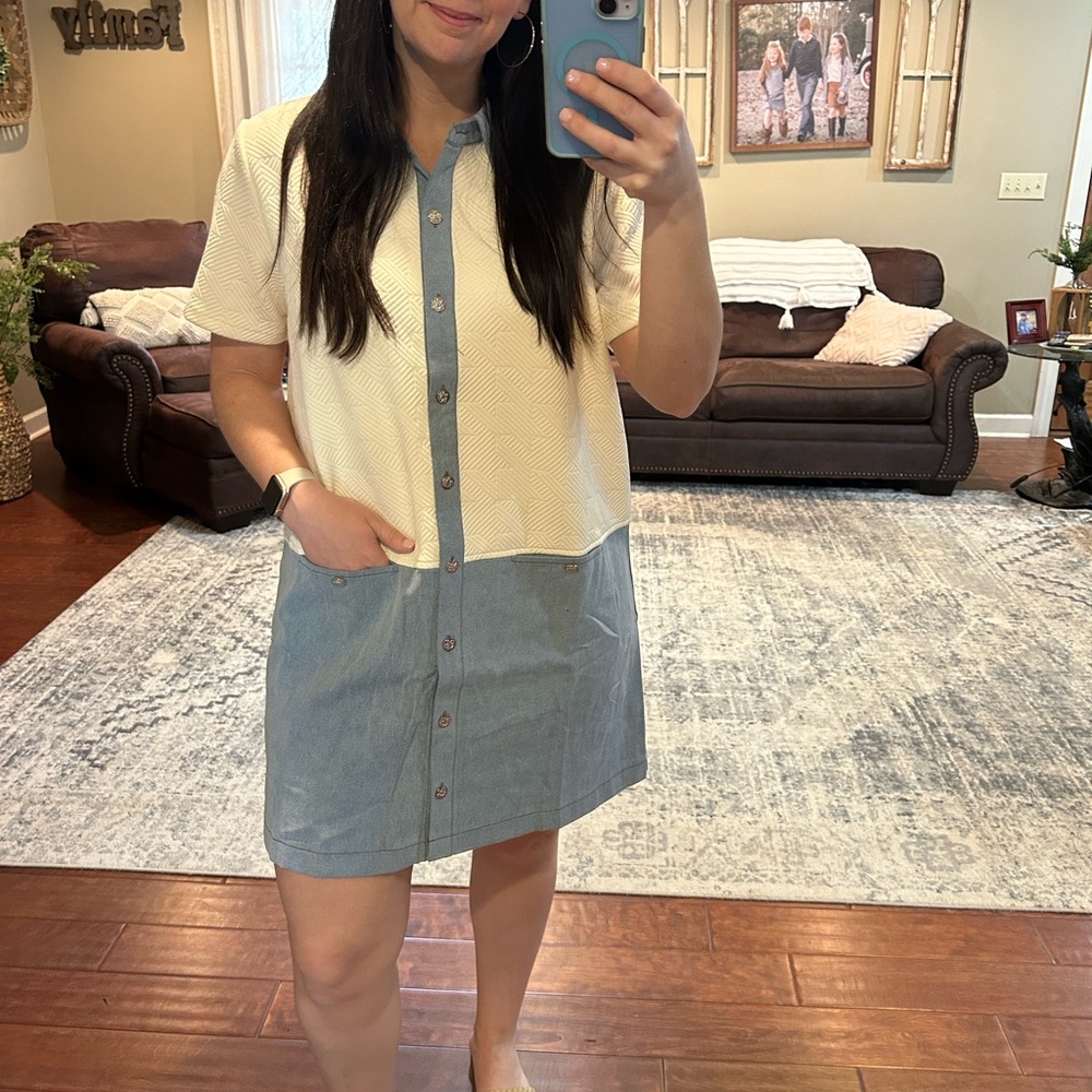 Entro Two-Tone Dress